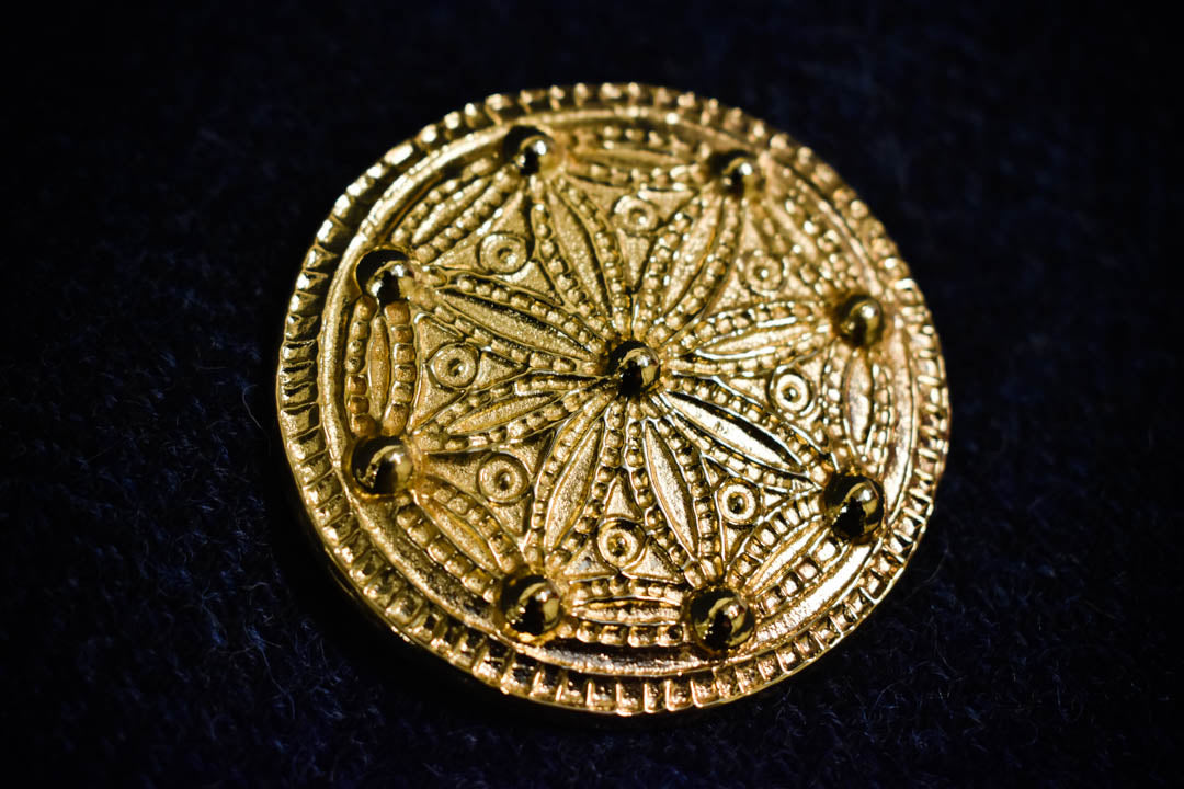 Medium York Disc Brooch